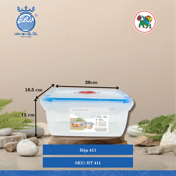 Hộp 409, 410, 411 (Nhiều Size, Giao Màu Ngẫu Nhiên) Hiệp Thành Nhựa