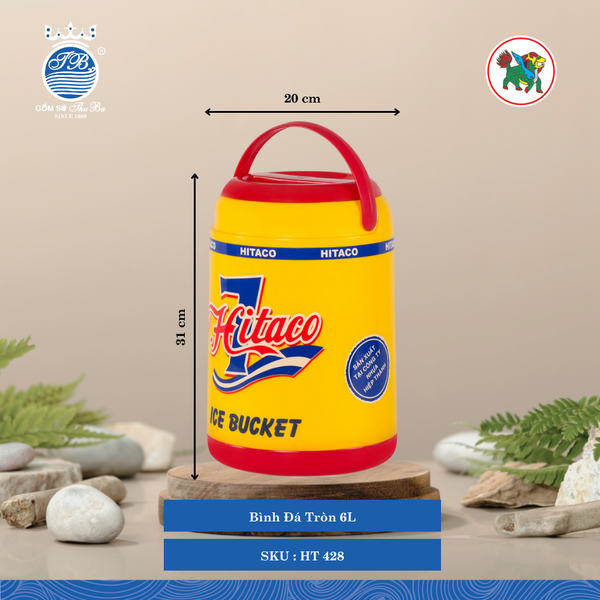 Bình Đá Tròn (Nhiều Size, Giao Màu Ngẫu Nhiên) Hiệp Thành Nhựa