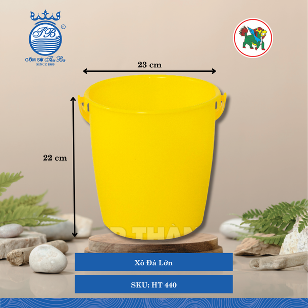 Xô Đá (Nhiều Loại, Giao Màu Ngẫu Nhiên) Hiệp Thành Nhựa