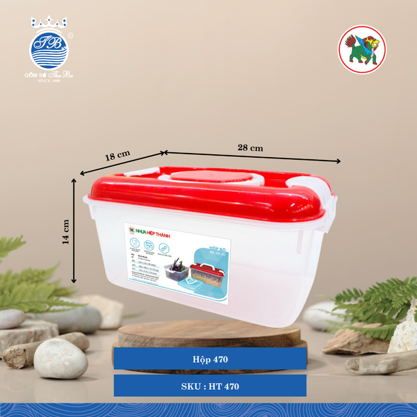 Hộp 469, 470, 471 (Nhiều Size, Giao Màu Ngẫu Nhiên) Hiệp Thành Nhựa