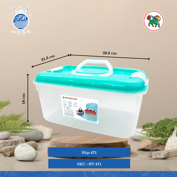 Hộp 469, 470, 471 (Nhiều Size, Giao Màu Ngẫu Nhiên) Hiệp Thành Nhựa