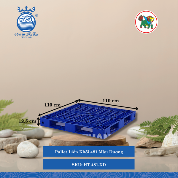 Pallet Liền Khối 481 (Nhiều Màu) Hiệp Thành Nhựa