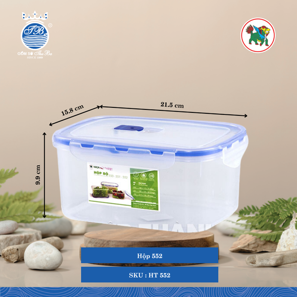 Hộp 550, 551, 552 (Nhiều Size, Giao Màu Ngẫu Nhiên) Hiệp Thành Nhựa