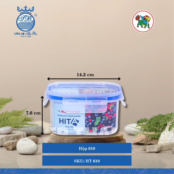 Hộp Hita (Nhiều Size, Giao Màu Ngẫu Nhiên) Hiệp Thành Nhựa