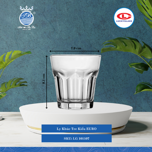 Ly Euro Lucky Glass Thủy Tinh (Nhiều Size)