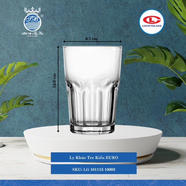 Ly Euro Lucky Glass Thủy Tinh (Nhiều Size)