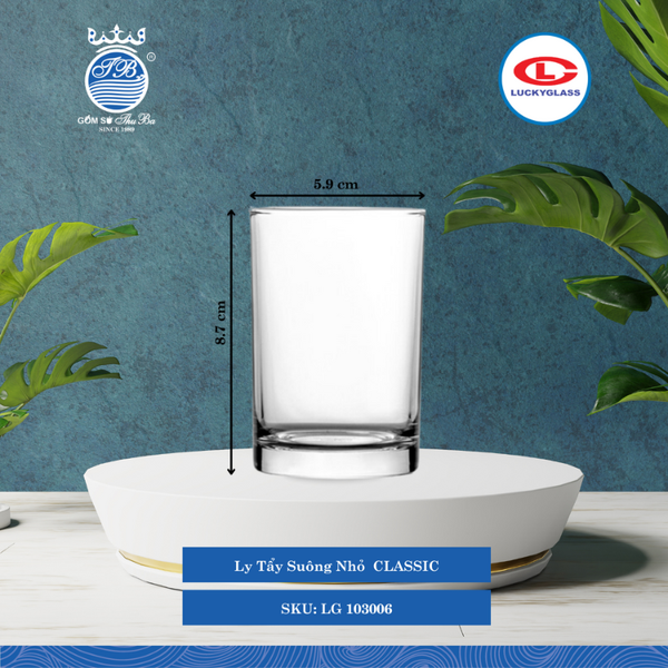 Ly Classic Lucky Glass Thủy Tinh