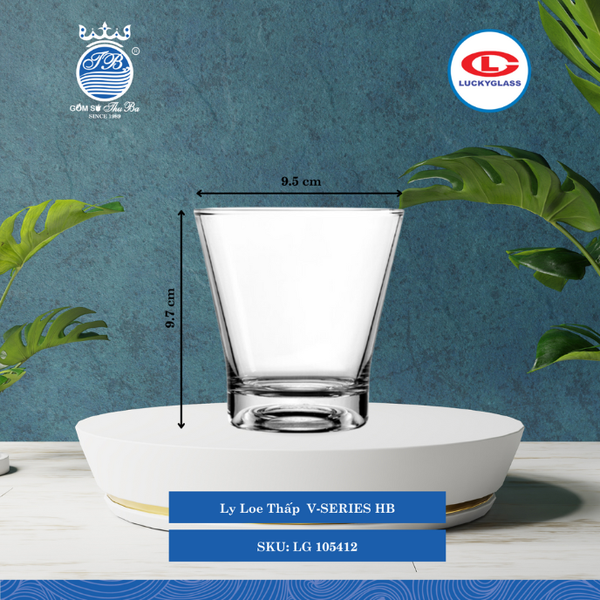 Ly V-Series HB Lucky Glass Thủy Tinh