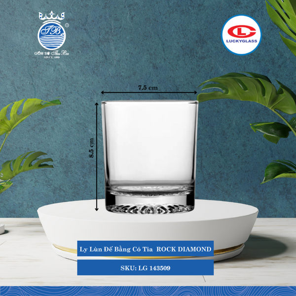 Ly Rock Diamond Lucky Glass Thủy Tinh (Nhiều Loại)