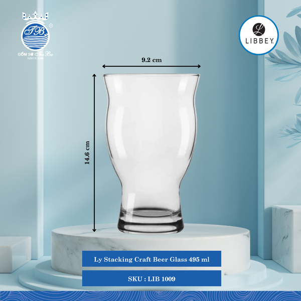 Ly Stacking Craft Beer Libbey Thủy Tinh (Nhiều Size)