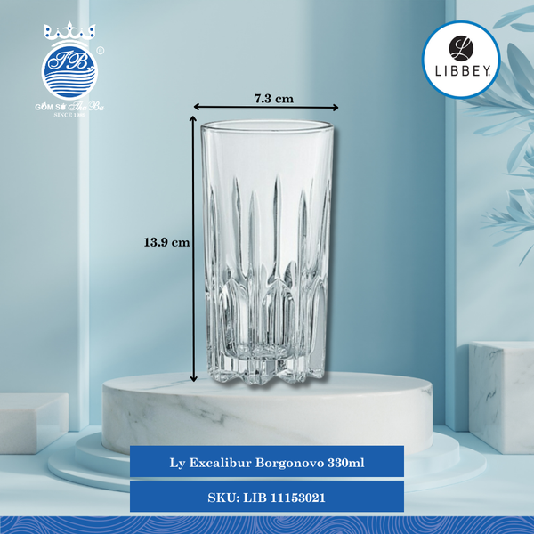 Ly Excalibur Borgonovo Libbey Thủy Tinh (Nhiều Size)