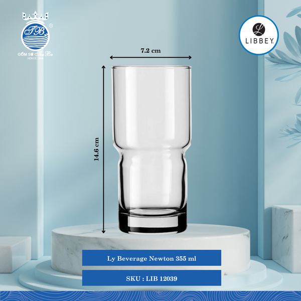 Ly Newton Libbey Thủy Tinh (Nhiều Size)