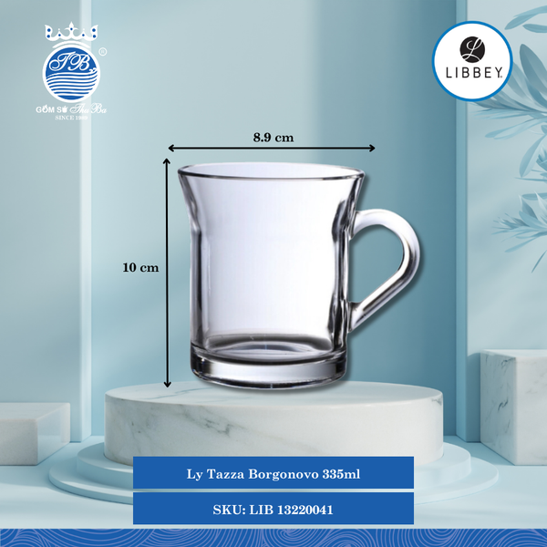 Ly Tazza Borgonovo Libbey Thủy Tinh (Nhiều Size)