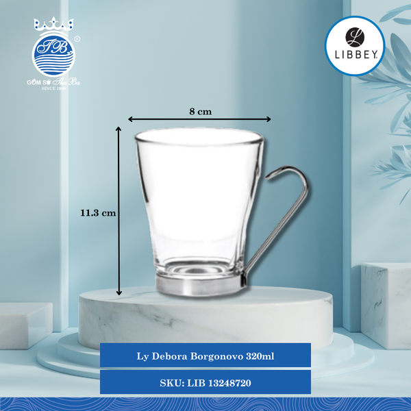 Ly Debora Borgonovo Libbey Thủy Tinh (Nhiều Size)