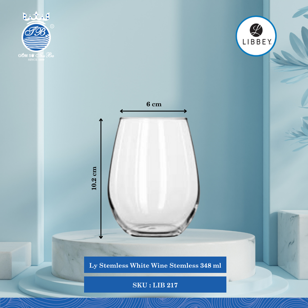 Ly Stemless Libbey Thủy Tinh (Nhiều Size)