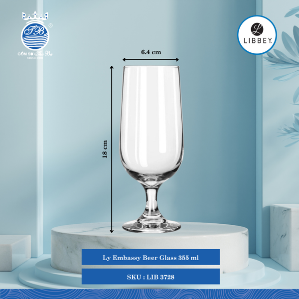Ly Embassy Libbey Thủy Tinh (Nhiều Size)