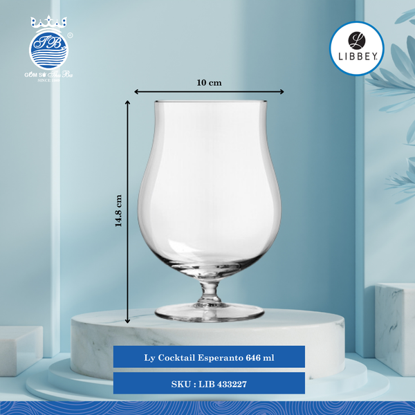Ly Esperanto Libbey Thủy Tinh (Nhiều Size)