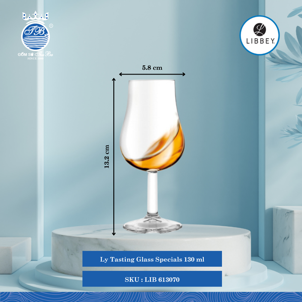 Ly Tasters Ø: 5.8cm 130ml Cao: 13.2cm 6 Cái/Thùng Libbey Thuỷ tinh EU Glassware LIB 613070
