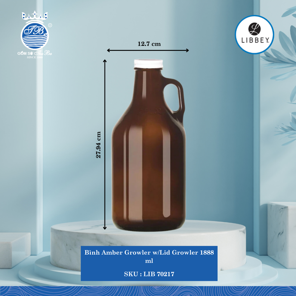 Bình Growler Libbey Thủy Tinh (Nhiều Size)