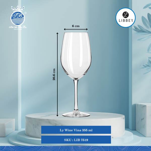 Ly Wine Vina Libbey Thủy Tinh (Nhiều Size)