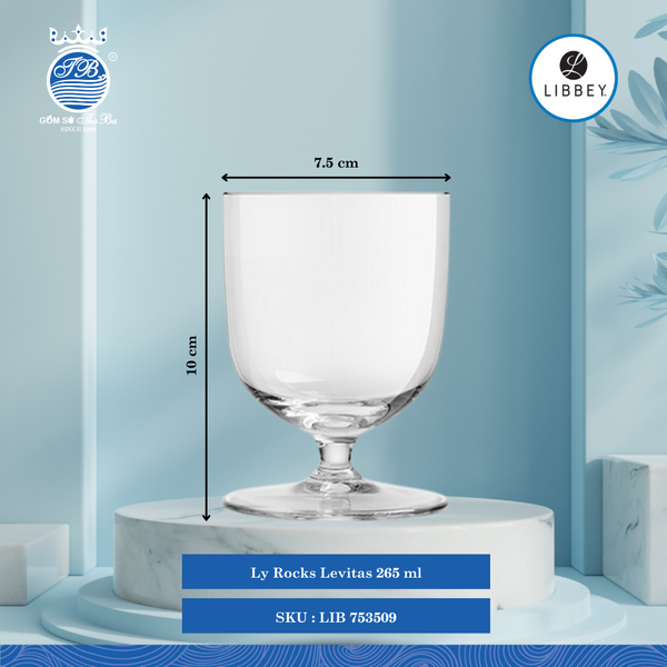 Ly Levitas Libbey Thủy Tinh (Nhiều Size)