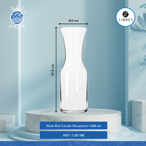 Bình Carafe Decanter Libbey Thủy Tinh (Nhiều Size)