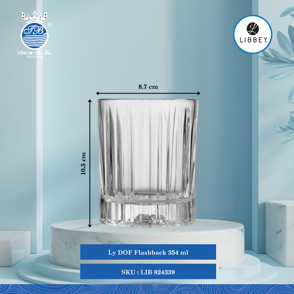 Ly Flashback Libbey Thủy Tinh (Nhiều Size)