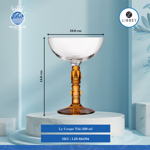 Ly Tiki Ø: 10.8cm 250ml Cao: 14.6cm 12 Cái/Thùng Libbey Thuỷ tinh EU Glassware LIB 824704