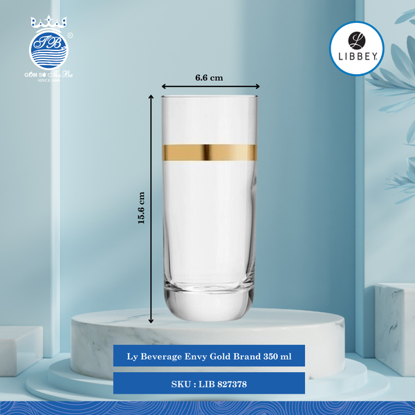 Ly Envy Gold Brand Libbey Thủy Tinh (Nhiều Size)