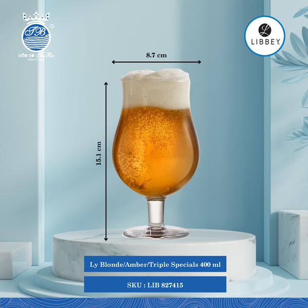 Ly Beer Specials Ø: 8.77cm 400ml Cao: 15.15cm 6 Cái/Thùng Libbey Thuỷ tinh EU Glassware LIB 827415