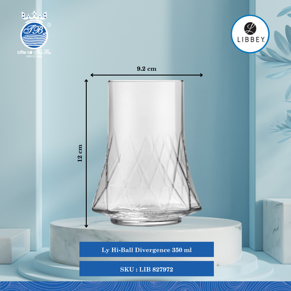 Ly Divergence Libbey Thủy Tinh (Nhiều Size)