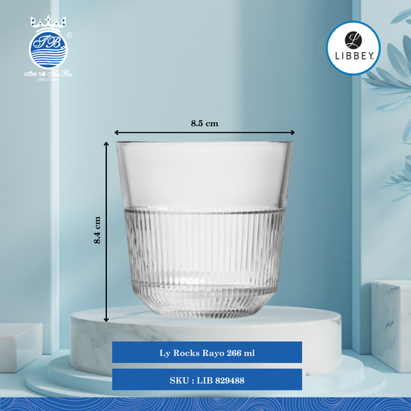 Ly Rayo Libbey Thủy Tinh (Nhiều Size)