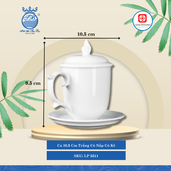 Ca Trắng (Nhiều Size, Nhiều Loại) Long Phương Sứ