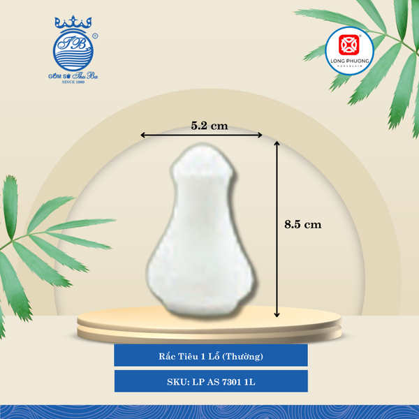 Rắc Tiêu Trắng (Nhiều Loại) Long Phương Sứ