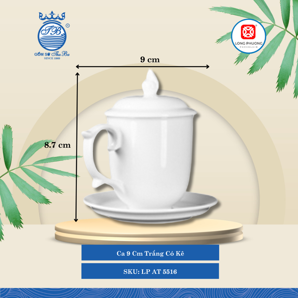 Ca Trắng (Nhiều Size, Nhiều Loại) Long Phương Sứ