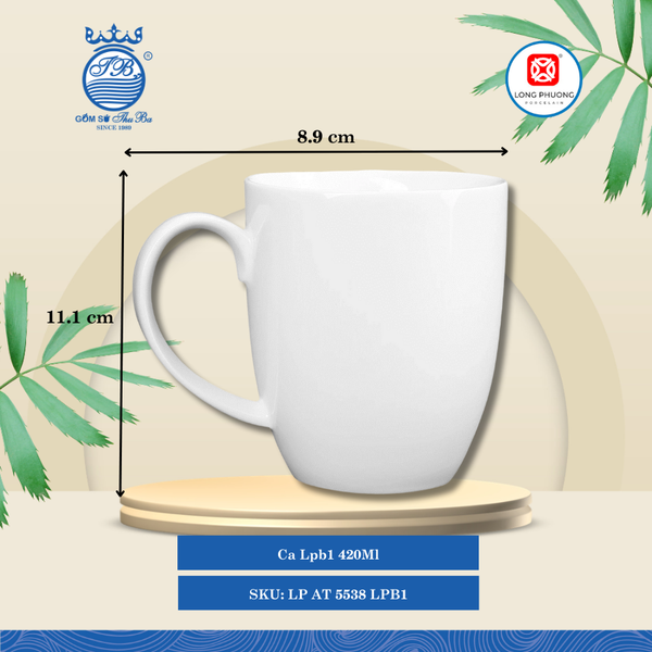 Ca LPB Trắng (Nhiều Size) Long Phương Sứ