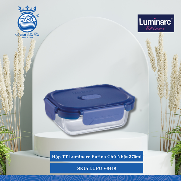 Hộp Putina Chữ Nhật (Nhiều Size) Luminarc Thủy Tinh
