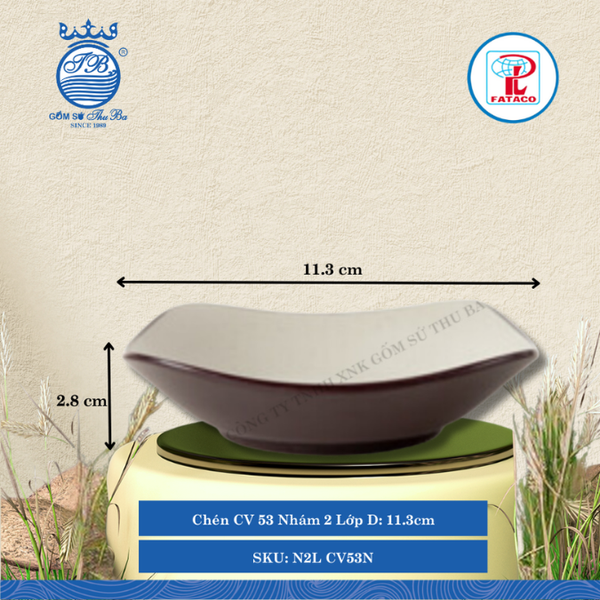 Chén CV 53N, CV 54N, CV 55N Nhám 2 Lớp (Nhiều Sze) Nhựa