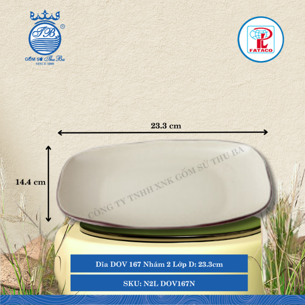 Dĩa DOV 165N, DOV 166N, DOV 167N, DOV 168N Nhám 2 Lớp (Nhiều Sze) Nhựa