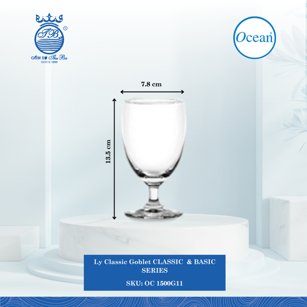 Ly Classic Goblet Ocean Thủy Tinh