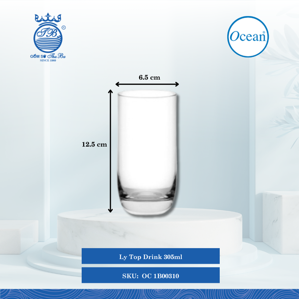 Ly Top Drink Ocean Thủy Tinh