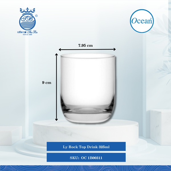 Ly Top Drink Ocean Thủy Tinh