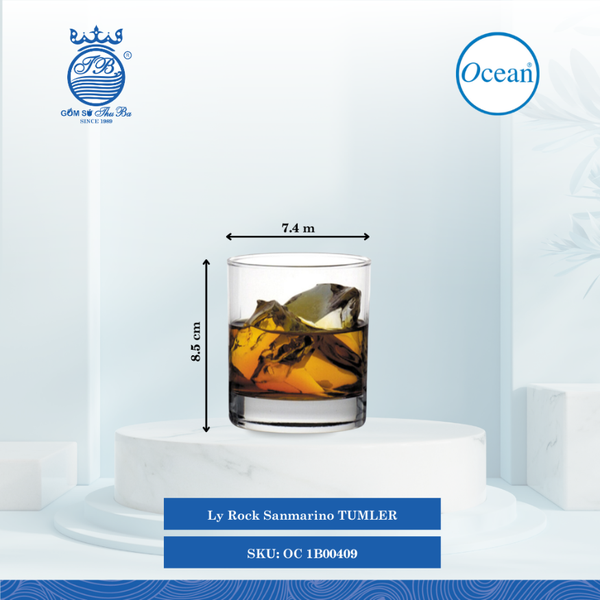 Ly San Marino Ocean Thủy Tinh