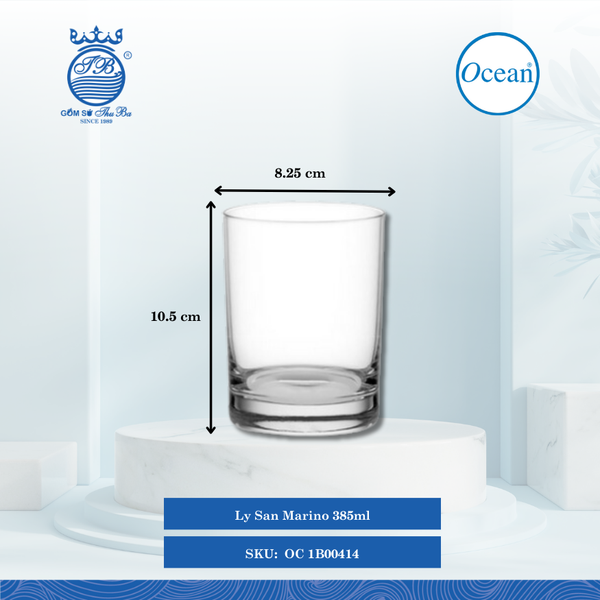 Ly San Marino Ocean Thủy Tinh