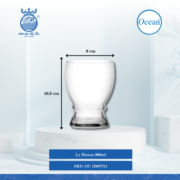 Ly Hansa Ocean Thủy Tinh