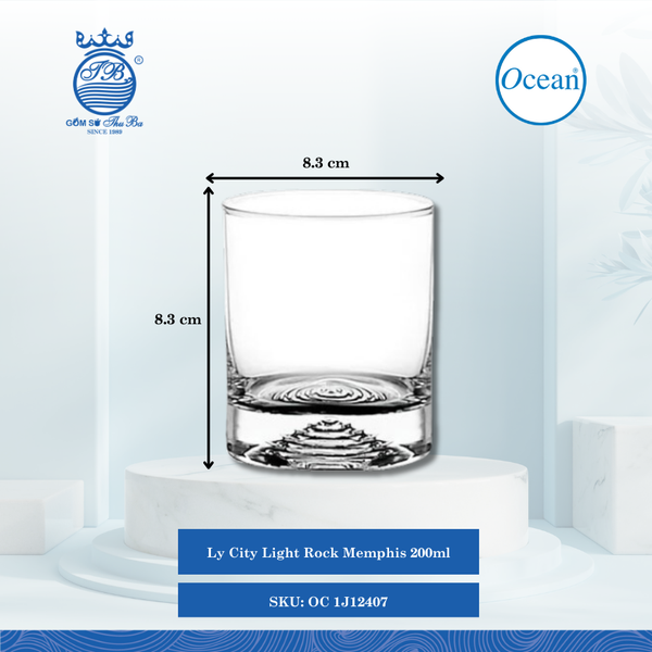 Ly Memphis Ocean Thủy Tinh