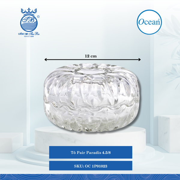 Tô Pair Paradis 4.5/8 Ø: 12cm Ocean Thủy Tinh OC 1P01023