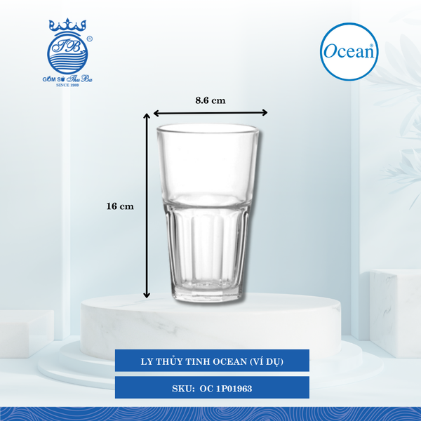 Ly Centra Ocean Thủy Tinh
