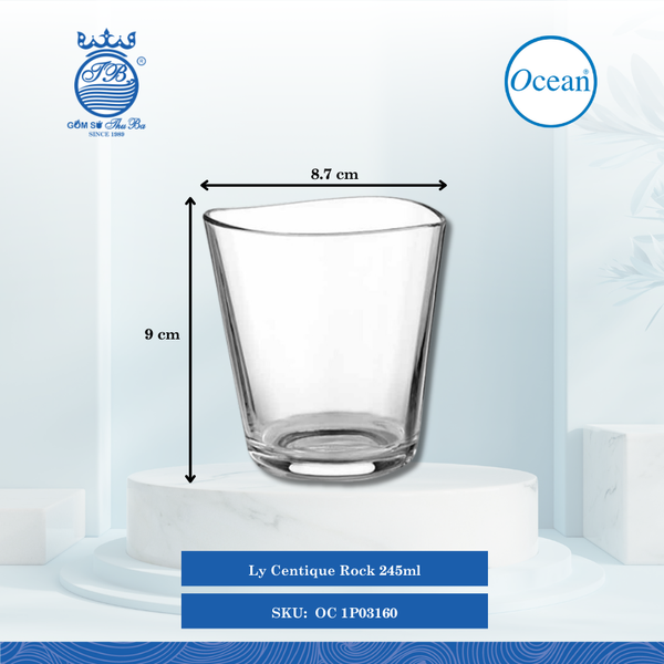 Ly Centique Ocean Thủy Tinh