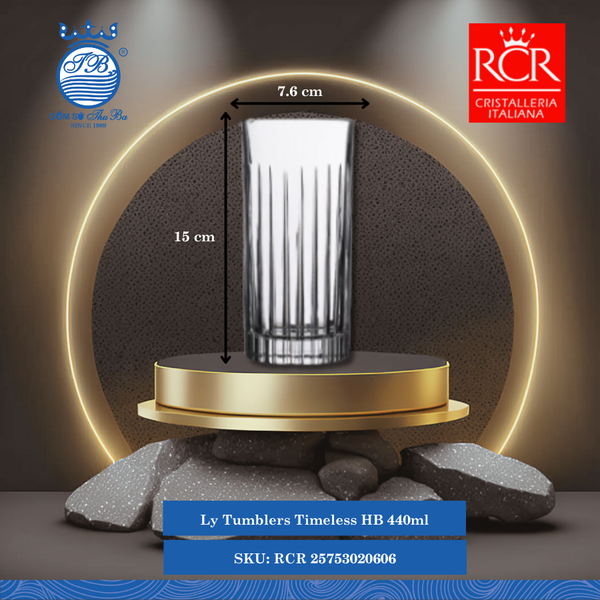 Ly Timeless (Nhiều Size) RCR Crystal Thủy Tinh